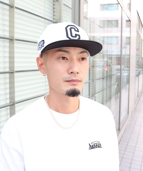 UP START（アップスタート）の「ベースボールキャップ 平ツバ 帽子 ストリート(BDS)（キャップ・レディース・ホワイト/ブラック/ネイビー・FREE）」の11枚目の写真