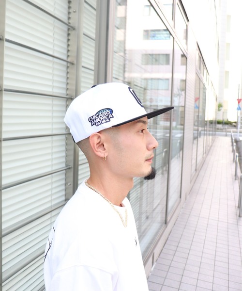 UP START（アップスタート）の「ベースボールキャップ 平ツバ 帽子 ストリート(BDS)（キャップ・レディース・ホワイト/ブラック/ネイビー・FREE）」の12枚目の写真