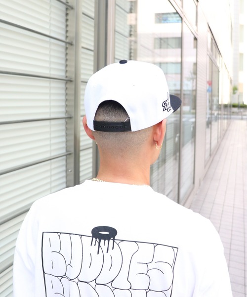 UP START（アップスタート）の「ベースボールキャップ 平ツバ 帽子 ストリート(BDS)（キャップ・レディース・ホワイト/ブラック/ネイビー・FREE）」の13枚目の写真