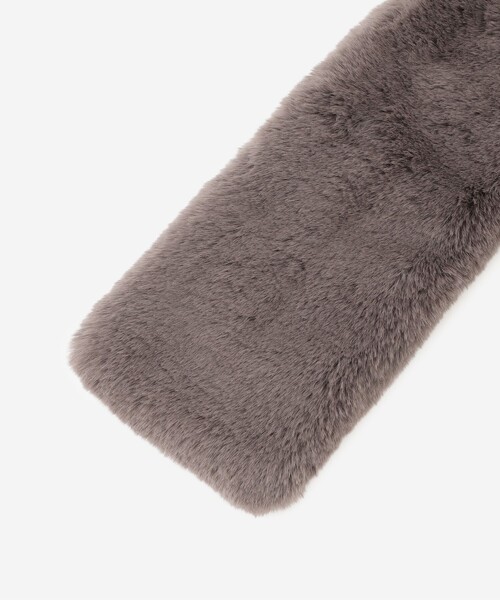 MACKINTOSH LONDON（マッキントッシュ ロンドン）の「ファーマフラー（マフラー・レディース・ベージュ/グレー系その他・FREE）」の3枚目の写真