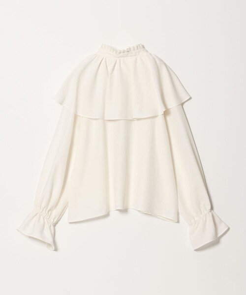 EMMEL REFINES（エメルリファインズ）の「＜EMMEL REFINES＞EM フィブリルサテン ネックタック フリル ブラウス（シャツ/ブラウス・レディース・クリーム・FREE）」の17枚目の写真