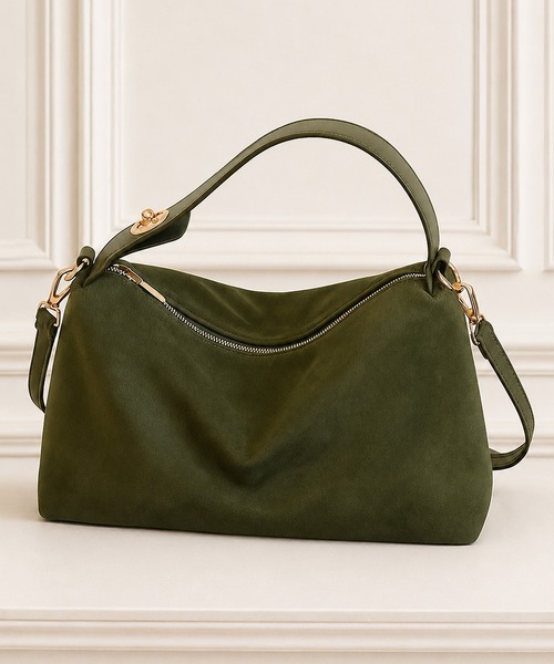NOLITA LABORATORY(ノリータラボラトリー)の「【 NOLITA / ノリータ 】 2WAY ハンドル付き ショルダーバッグ(ショルダーバッグ・レディース・オリーブ/ブラック・FREE)」の1枚目の写真