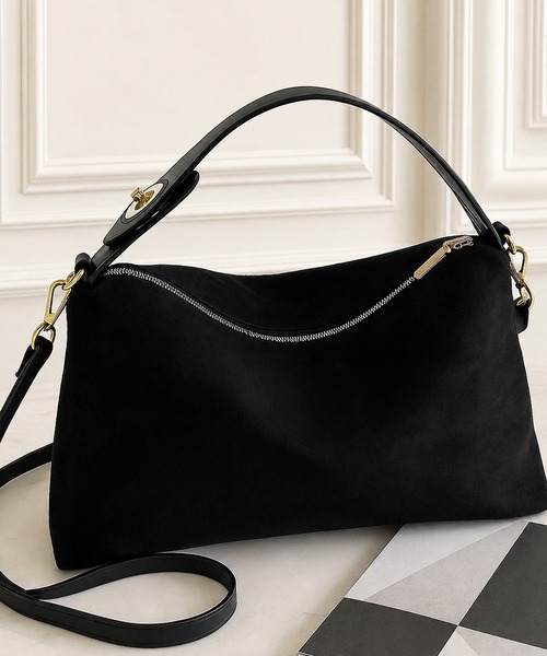 NOLITA LABORATORY(ノリータラボラトリー)の「【 NOLITA / ノリータ 】 2WAY ハンドル付き ショルダーバッグ(ショルダーバッグ・レディース・オリーブ/ブラック・FREE)」の2枚目の写真