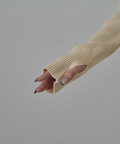 mline（エムライン）の「[mline]アイカットニットワンピース（ワンピース・レディース・ダークブラウン/イエロー/アイボリー・FREE）」の12枚目の写真