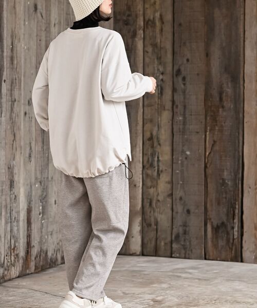 rps（アールピーエス）の「Ｄｏｎ’ｔ ｆａｌｌキャット裏毛プルオーバー（スウェット・レディース・アイボリー/杢グレー/チャコールグレー・フリー）」の8枚目の写真