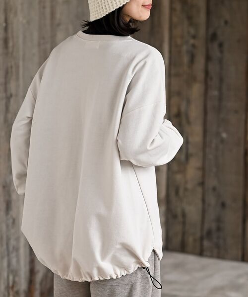 rps（アールピーエス）の「Ｄｏｎ’ｔ ｆａｌｌキャット裏毛プルオーバー（スウェット・レディース・アイボリー/杢グレー/チャコールグレー・フリー）」の12枚目の写真