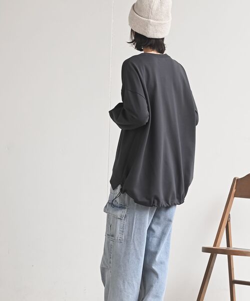 rps（アールピーエス）の「Ｄｏｎ’ｔ ｆａｌｌキャット裏毛プルオーバー（スウェット・レディース・アイボリー/杢グレー/チャコールグレー・フリー）」の17枚目の写真