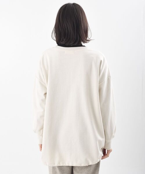 rps（アールピーエス）の「Ｄｏｎ’ｔ ｆａｌｌキャット裏毛プルオーバー（スウェット・レディース・アイボリー/杢グレー/チャコールグレー・フリー）」の5枚目の写真