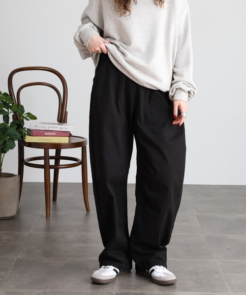 atONE(アットワン)の「ストレッチツイルカーブパンツ(その他パンツ・レディース・ベージュ/カーキ/ブラック・3L/M/L/4L/LL)」の7枚目の写真