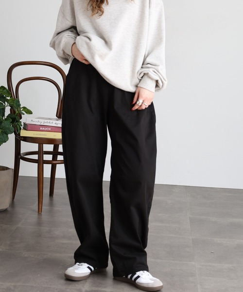 atONE(アットワン)の「ストレッチツイルカーブパンツ(その他パンツ・レディース・ベージュ/カーキ/ブラック・3L/M/L/4L/LL)」の8枚目の写真