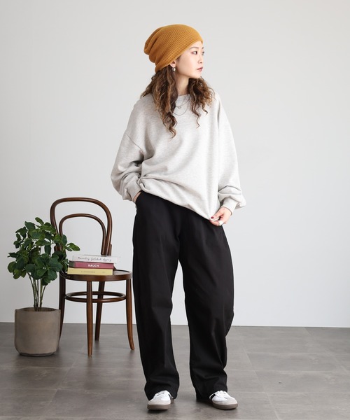 atONE(アットワン)の「ストレッチツイルカーブパンツ(その他パンツ・レディース・ベージュ/カーキ/ブラック・3L/M/L/4L/LL)」の9枚目の写真