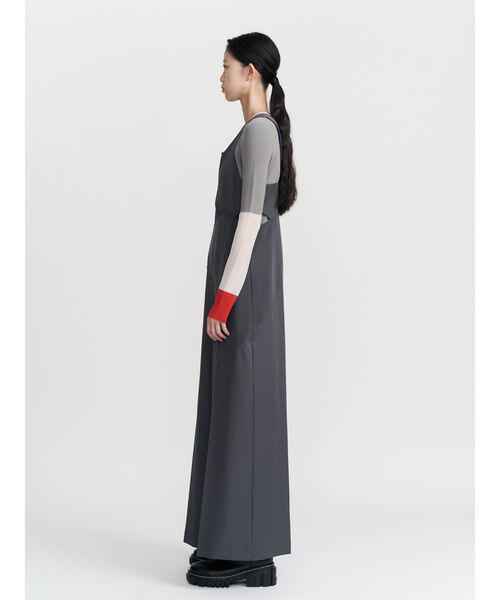 UN3D.(アンスリード)の「SHEER DOCKING COLOR BLOCK KT / シアードッキングカラーブロックニット(ニット/セーター・レディース・ライム/オレンジ/ブラック・36/38)」の7枚目の写真