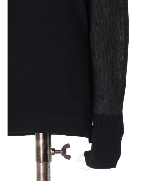 UN3D.(アンスリード)の「SHEER DOCKING COLOR BLOCK KT / シアードッキングカラーブロックニット(ニット/セーター・レディース・ライム/オレンジ/ブラック・36/38)」の10枚目の写真