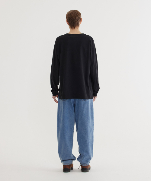 COVERNAT（カバーナット）の「セミワイドウォッシングデニムパンツブルー（デニムパンツ・レディース・その他・X-SMALL/SMALL/MEDIUM/LARGE/X-LARGE/XX-LARGE）」の6枚目の写真