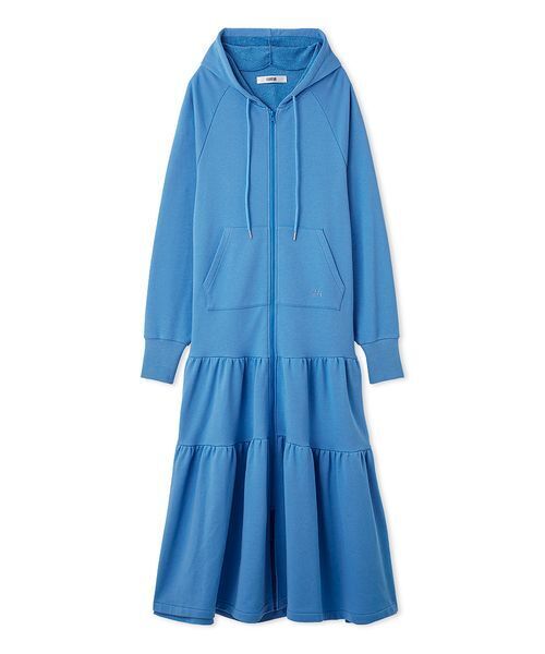 FURFUR（ファーファー）の「フーディーティアードワンピース（ワンピース・レディース・グレー/ブルー/ネイビー・F）」の3枚目の写真