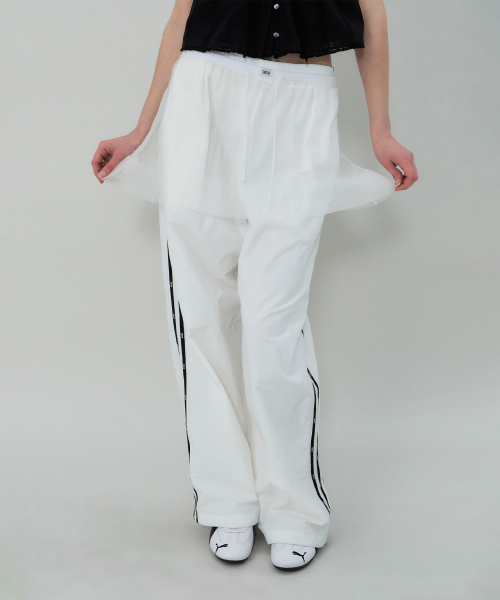 DION SHEER SKIRT (WHITE)