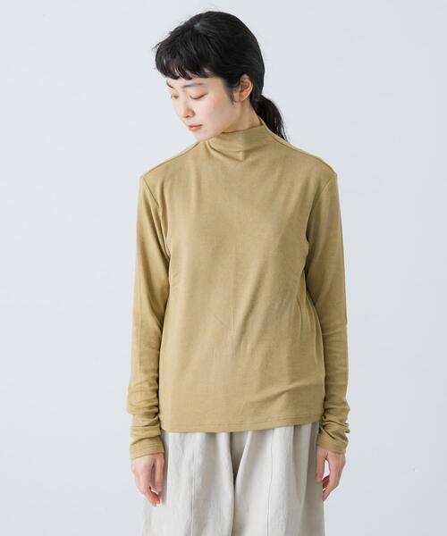 かぐれ（カグレ）の「ボトルネックソフトリブカットソー（Tシャツ/カットソー・レディース・ブラック/イエロー/ライトグレー・FREE）」の20枚目の写真