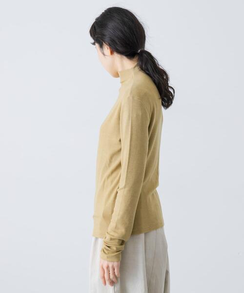 かぐれ（カグレ）の「ボトルネックソフトリブカットソー（Tシャツ/カットソー・レディース・ブラック/イエロー/ライトグレー・FREE）」の19枚目の写真