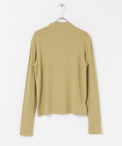 かぐれ（カグレ）の「ボトルネックソフトリブカットソー（Tシャツ/カットソー・レディース・ブラック/イエロー/ライトグレー・FREE）」の14枚目の写真