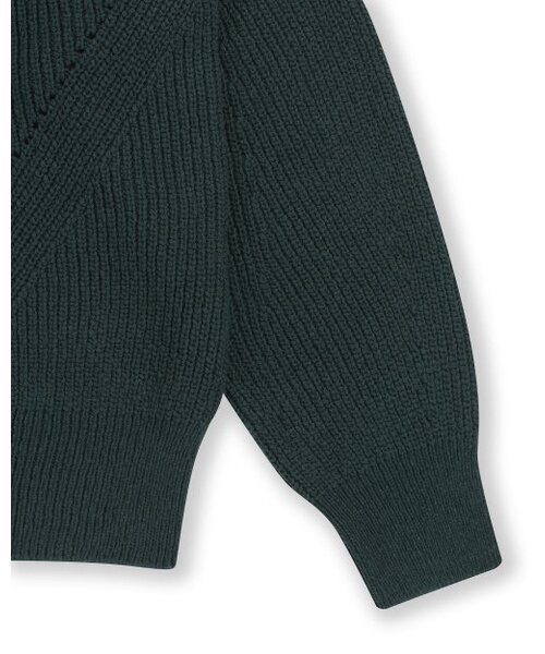 BESLOW(ビースロー)の「LOW GAUGE BULKY SHORT CARDIGAN GREEN(カーディガン/ボレロ・メンズ・その他・LARGE/MEDIUM)」の5枚目の写真