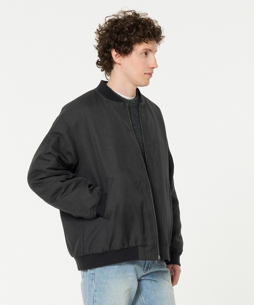 coca（coca）（コカ）の「きれいめMA-1（MA-1・メンズ・ブラック・L/M/XL）」の3枚目の写真