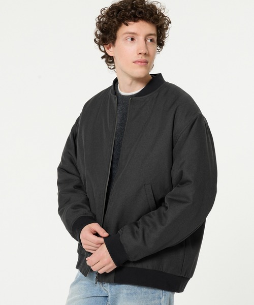 coca（coca）（コカ）の「きれいめMA-1（MA-1・メンズ・ブラック・L/M/XL）」の4枚目の写真