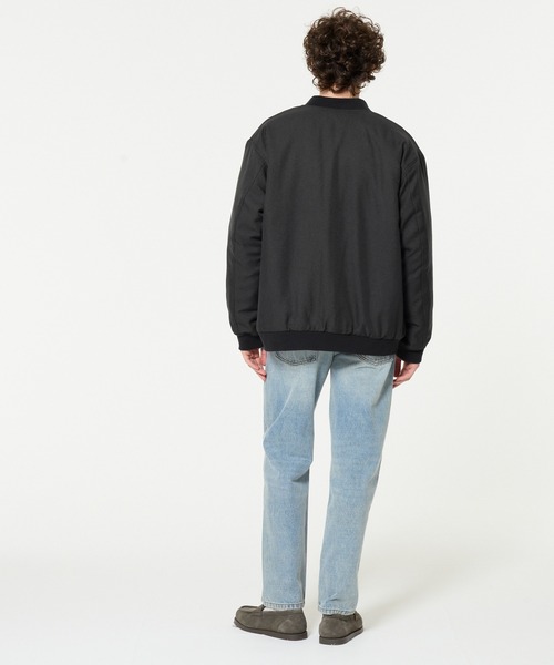 coca（coca）（コカ）の「きれいめMA-1（MA-1・メンズ・ブラック・L/M/XL）」の5枚目の写真