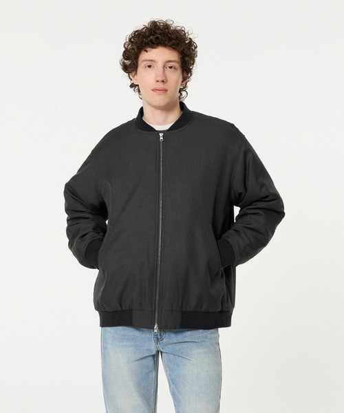 coca（coca）（コカ）の「きれいめMA-1（MA-1・メンズ・ブラック・L/M/XL）」の6枚目の写真