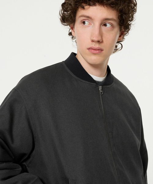 coca（coca）（コカ）の「きれいめMA-1（MA-1・メンズ・ブラック・L/M/XL）」の7枚目の写真