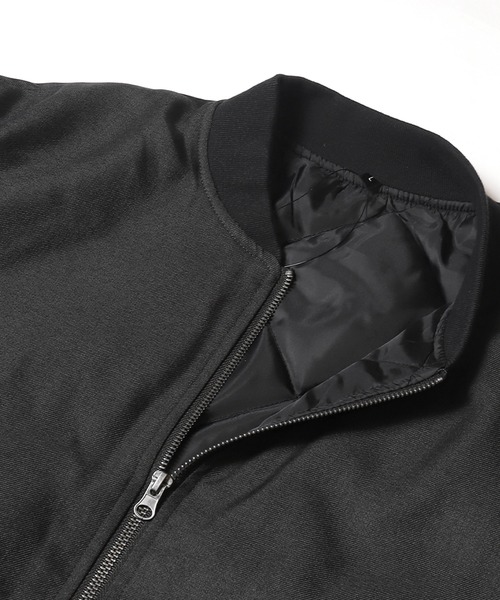 coca（coca）（コカ）の「きれいめMA-1（MA-1・メンズ・ブラック・L/M/XL）」の9枚目の写真