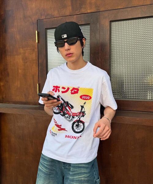 PHYPS MOTORCYCLE（フィップスモーターサイクル）の「Anime CT 125 Short Sleeve Black（Tシャツ/カットソー・レディース・その他・SMALL/MEDIUM/LARGE/X-LARGE）」の5枚目の写真