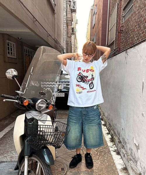 PHYPS MOTORCYCLE（フィップスモーターサイクル）の「Anime CT 125 Short Sleeve Black（Tシャツ/カットソー・レディース・その他・SMALL/MEDIUM/LARGE/X-LARGE）」の7枚目の写真
