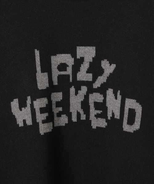 GLOBAL WORK（グローバルワーク）の「レタリングニット/AND YUA ANY/599699（ニット/セーター・キッズ・ブラック/グレイッシュベージュ・FREE）」の15枚目の写真