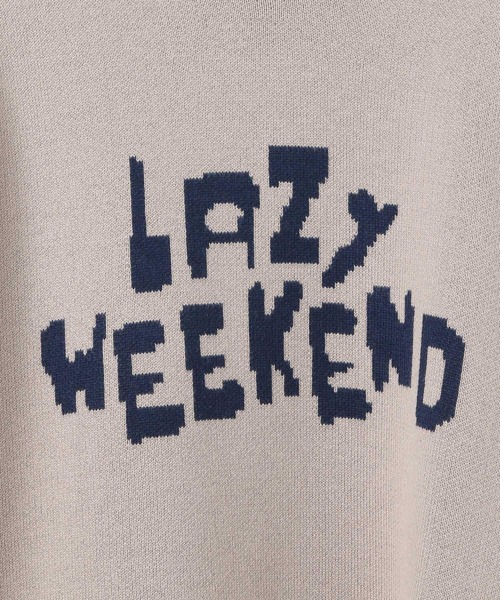 GLOBAL WORK（グローバルワーク）の「レタリングニット/AND YUA ANY/599699（ニット/セーター・キッズ・ブラック/グレイッシュベージュ・FREE）」の16枚目の写真