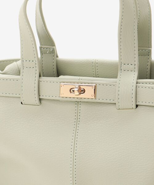 le.coeur blanc（ルクールブラン）の「ベルトデザイントートバッグ（トートバッグ・レディース・ミント/ブラック・FREE）」の21枚目の写真