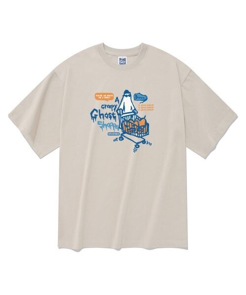 RADINEO(ラディネオ)の「ゴースト 半袖Tシャツ ベージュ(Tシャツ/カットソー・メンズ・その他・LARGE/MEDIUM/SMALL/X-LARGE)」の1枚目の写真