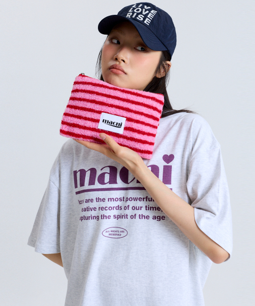 MACNI(マクニ)の「SPIRIT LOGO T-SHIRT_LIGHT MELANGE(Tシャツ/カットソー・レディース・その他・FREE)」の2枚目の写真