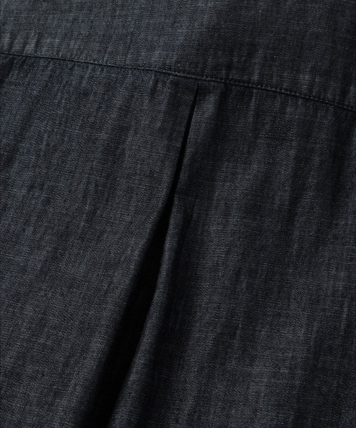 NONBLANK(ノンブランク)の「ウォッシングスラブデニムシャツ_BLACK(シャツ/ブラウス・メンズ・ブラック・MEDIUM/LARGE/X-LARGE)」の8枚目の写真