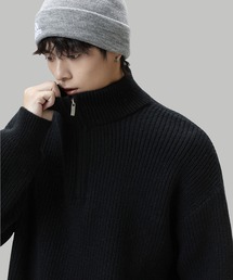 TOBEE（トゥビー）の「【TOBEE】オーバーサイズ ハーフジップ ニットセーター（ニット/セーター）」