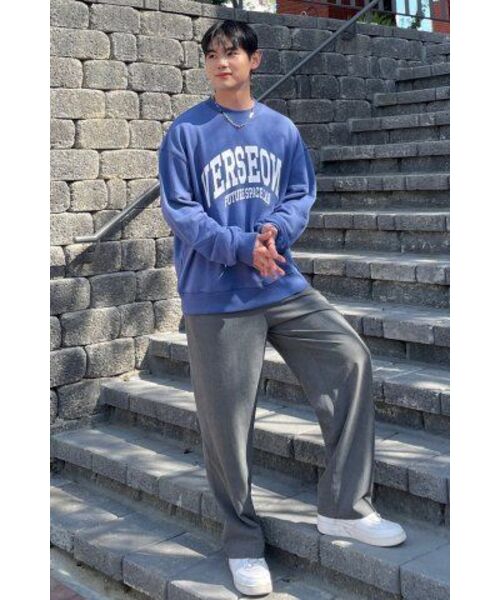 VERSE ONE(バースワン)の「ARCH LOGO CREWNECK SWEATSHIRTS INDIGO BLUE(スウェット・レディース・その他・LARGE/MEDIUM/SMALL)」の12枚目の写真