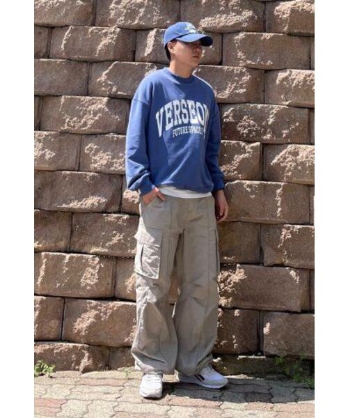 VERSE ONE(バースワン)の「ARCH LOGO CREWNECK SWEATSHIRTS INDIGO BLUE(スウェット・レディース・その他・LARGE/MEDIUM/SMALL)」の15枚目の写真