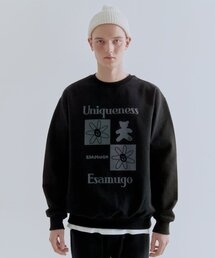 23.65（イーシプサムチョンユクオ）の「CHECK BEAR SWEAT SHIRT BLACK（スウェット）」