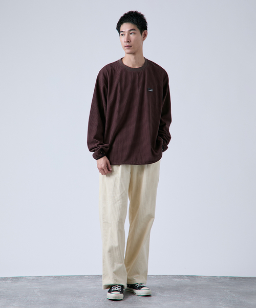 B.C STOCK（ベーセーストック）の「《追加》コーデュロイ スリーピングパンツ（その他パンツ・メンズ・ブラック/ホワイト/ブラウン/ボルドー/ベージュ/ネイビー/ブルー系その他・FREE）」の12枚目の写真