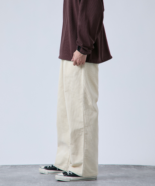 B.C STOCK（ベーセーストック）の「《追加》コーデュロイ スリーピングパンツ（その他パンツ・メンズ・ブラック/ホワイト/ブラウン/ボルドー/ベージュ/ネイビー/ブルー系その他・FREE）」の14枚目の写真