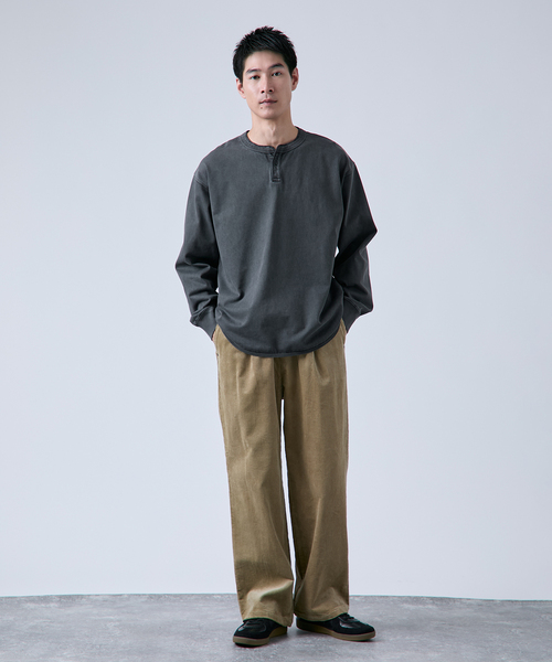 B.C STOCK（ベーセーストック）の「《追加》コーデュロイ スリーピングパンツ（その他パンツ・メンズ・ブラック/ホワイト/ブラウン/ボルドー/ベージュ/ネイビー/ブルー系その他・FREE）」の20枚目の写真