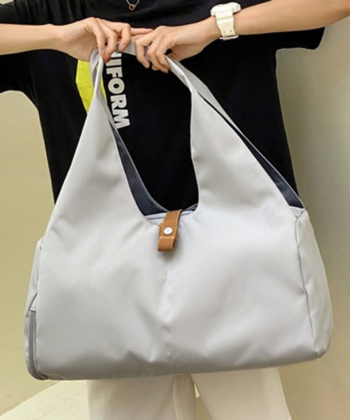 VIBGYOR(ヴィブジョー)の「LESRIRE/ジム フィットネス 旅行 トラベル 大容量 バッグ L9231(ボストンバッグ・レディース・ベージュ/パープル/ネイビー/グレー/ブラック/カーキ/ピンク・FREE)」の21枚目の写真