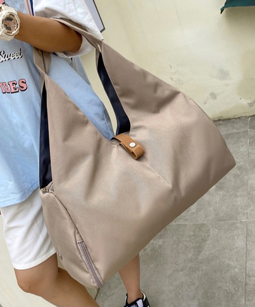 VIBGYOR(ヴィブジョー)の「LESRIRE/ジム フィットネス 旅行 トラベル 大容量 バッグ L9231(ボストンバッグ・レディース・ベージュ/パープル/ネイビー/グレー/ブラック/カーキ/ピンク・FREE)」の11枚目の写真