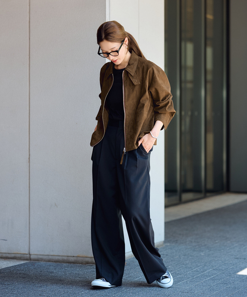 FRAMeWORK（フレームワーク）の「≪追加≫フェイクスエードブルゾン（その他アウター・レディース・ブラウン・FREE）」の21枚目の写真