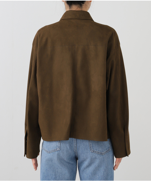 FRAMeWORK（フレームワーク）の「≪追加≫フェイクスエードブルゾン（その他アウター・レディース・ブラウン・FREE）」の10枚目の写真