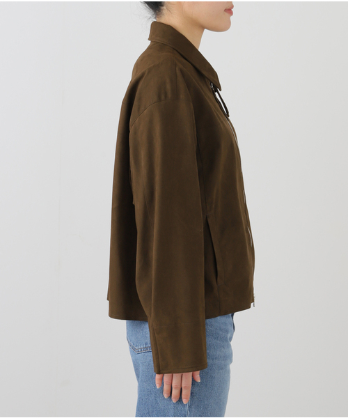 FRAMeWORK（フレームワーク）の「≪追加≫フェイクスエードブルゾン（その他アウター・レディース・ブラウン・FREE）」の11枚目の写真